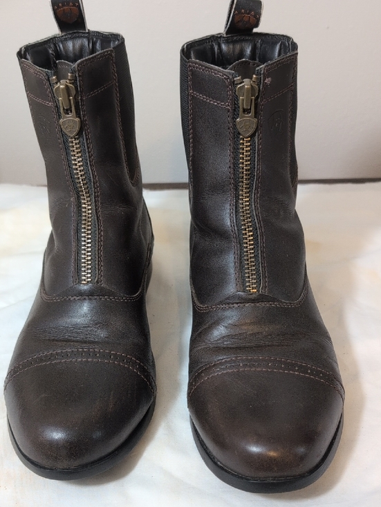 Ariat Shoes - Ariat Black Leather Ankle Boot - Quilted Interior